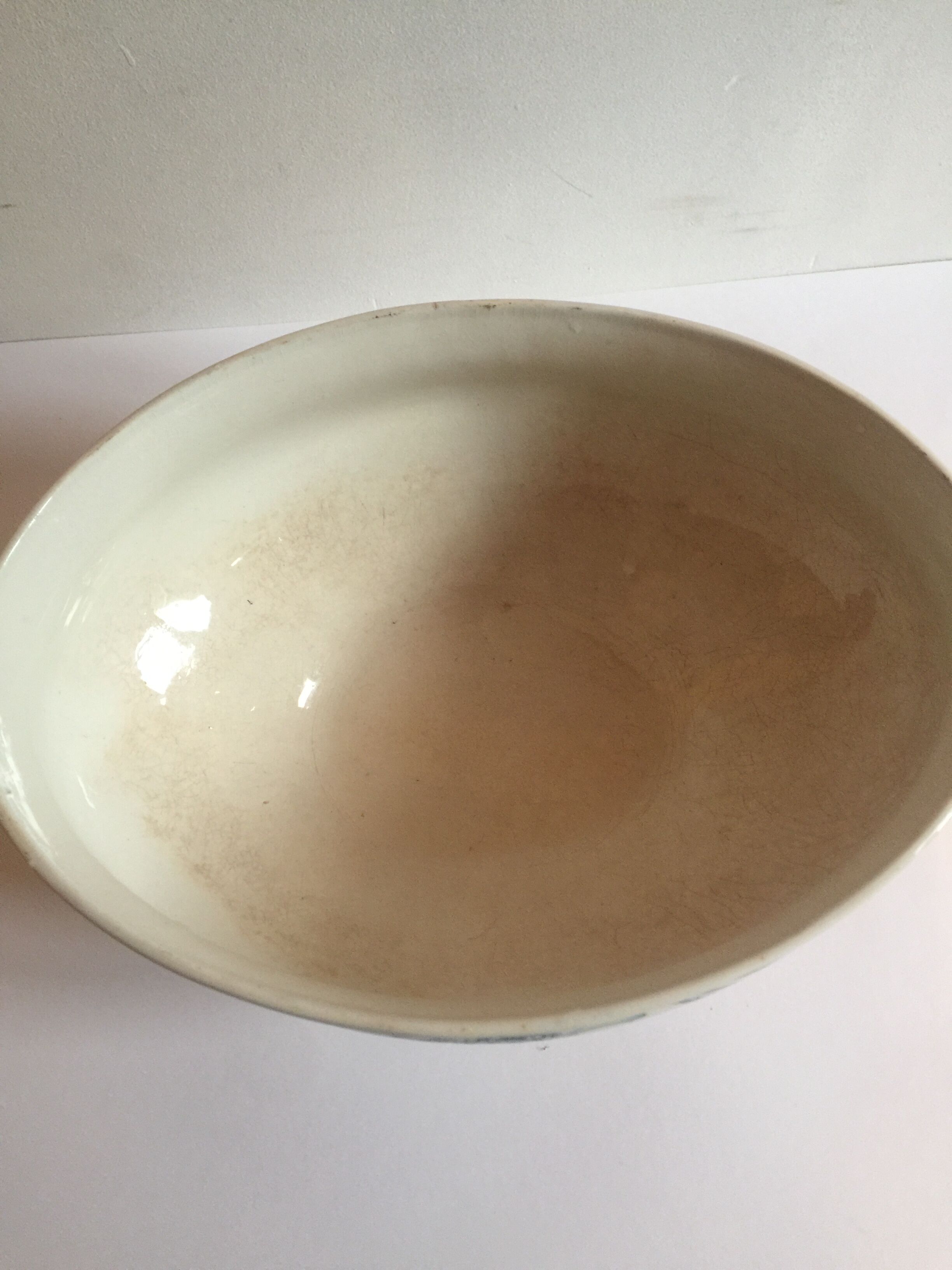 Soup dish Sarreguemines Louis XVI