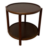 Danish beech side table, 1980