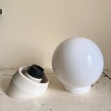 Niko wall lamp vintage modernism Bauhaus glass and plastic globe