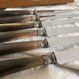 Antique horn and steel blade knives