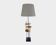 Modernist table lamp by Svend Aage Holm Sorensen, Denmark 1960s
