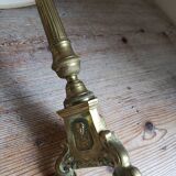 Brass or bronze tripod lamp base