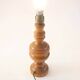Turned wooden lamp base