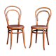 Pair of bistro chairs No.14 early 20th century