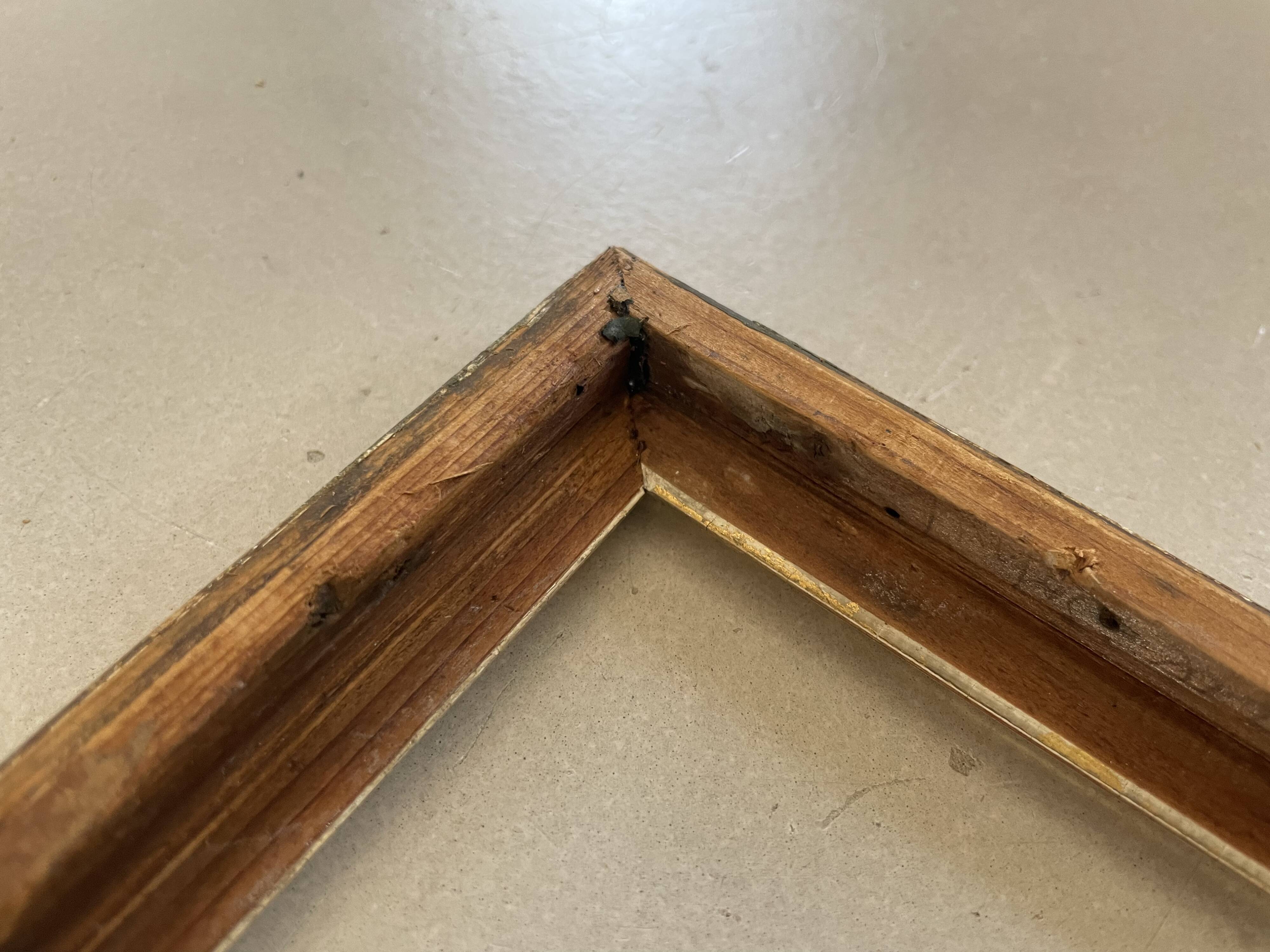 Old golden frame 33x42cm