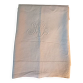 Antique monogrammed fabric