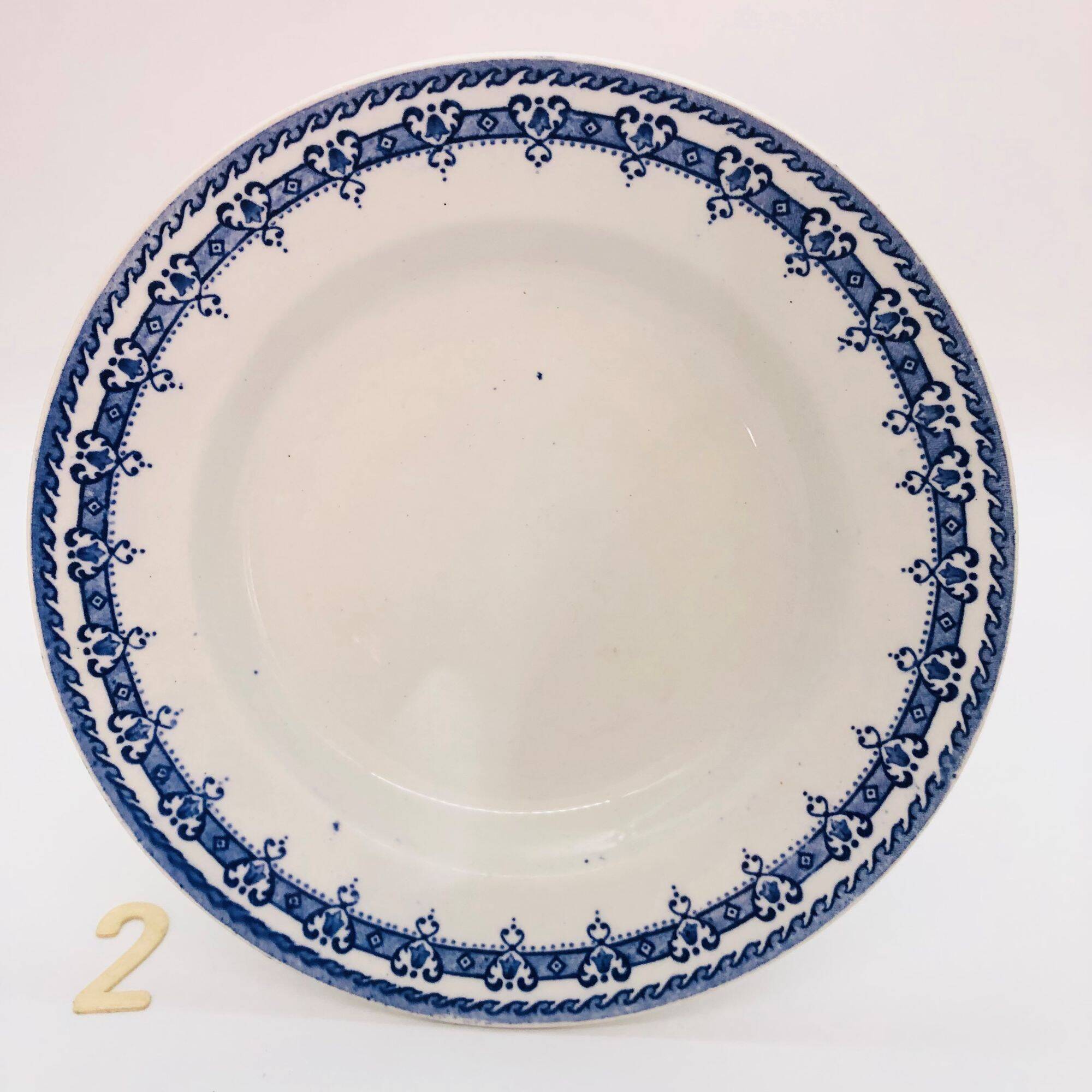 4 deep plates "Orchies - Nord". Mikado model.