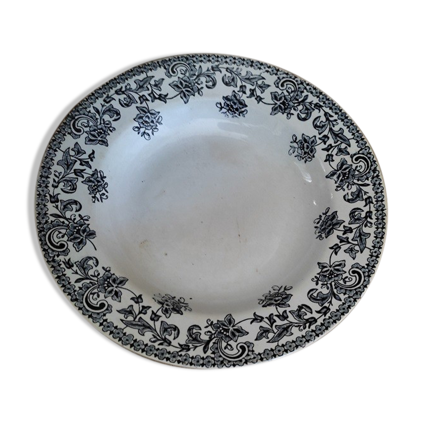 Hollow plate St Amand Jane Porcelain Old Vintage dp1221227