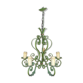Lustre 1950 en métal peint