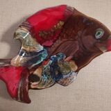 1950s glazed ceramic dish