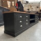 Old craft furniture transformed into a TV cabinet