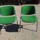 Duo de chaises Castelli DSC106 vert vintage