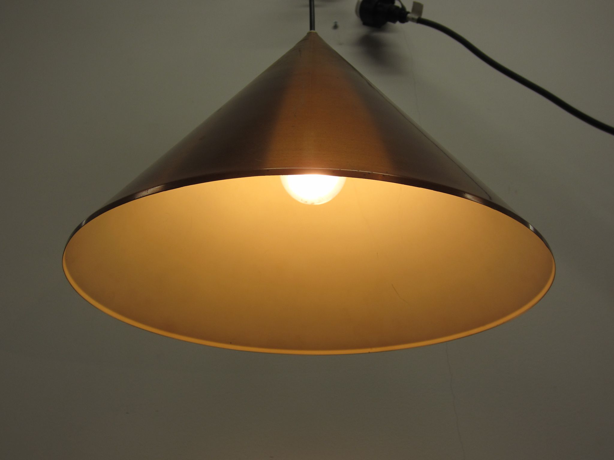 Hans-Agne Jakobsson Scandinavian copper pendant light