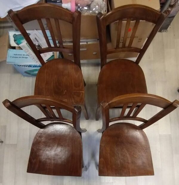 Lot de 4 chaises bistrot