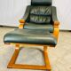 Kroken armchair and footstool by Nelo Möbel Sweden.