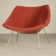 Pierre Paulin pour Artifort — Fauteuil lounge F156 « Little Oyster », années 1959-1960