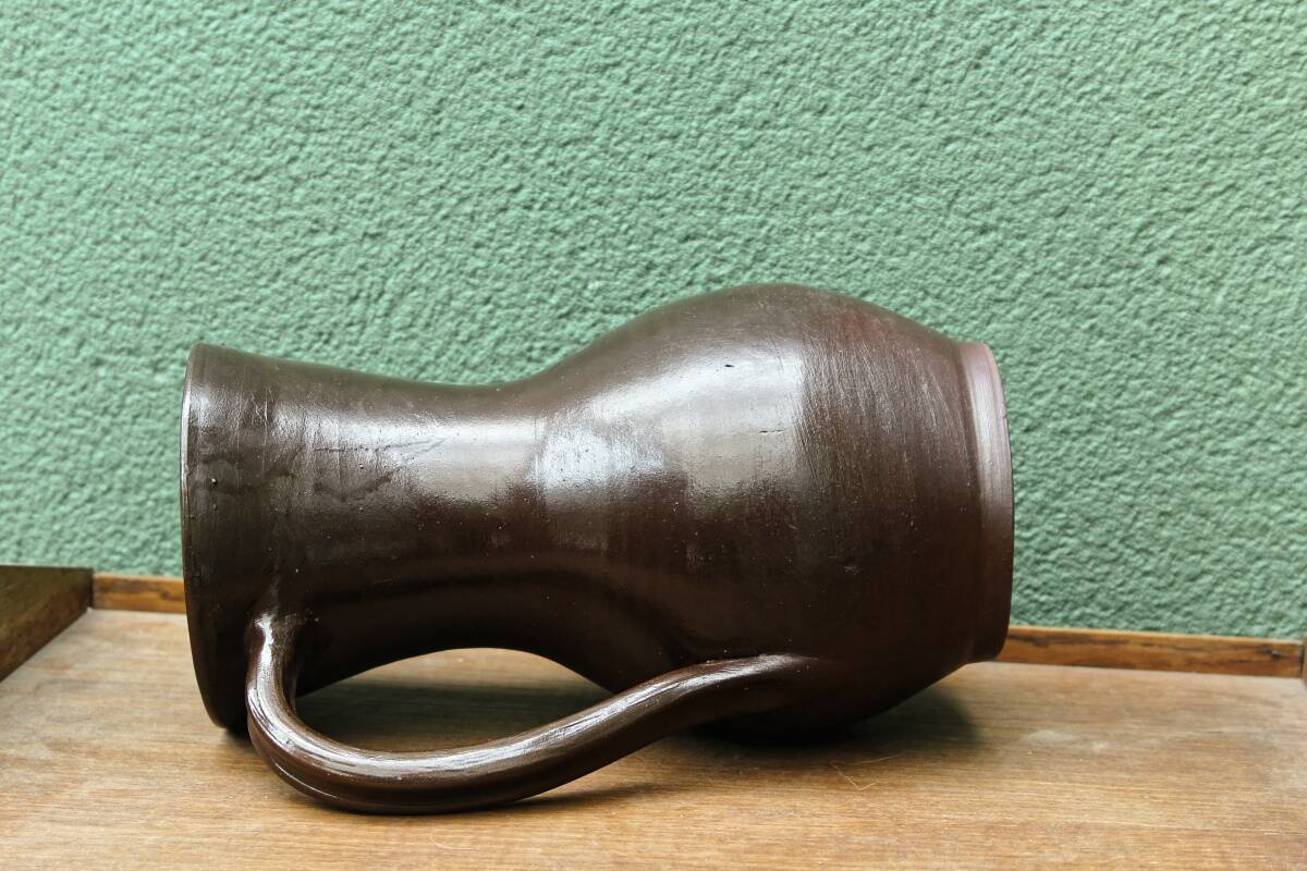 Large stoneware carafe