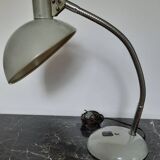 Manufrance grey desk lamp, 1950s