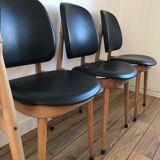 Lot of 6 chairs Baumann model pegasus