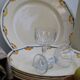 Set of 6 ceramic dinner plates