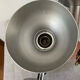 Pair of brushed metal wall sconces