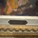 Oil on canvas Spanish Scene