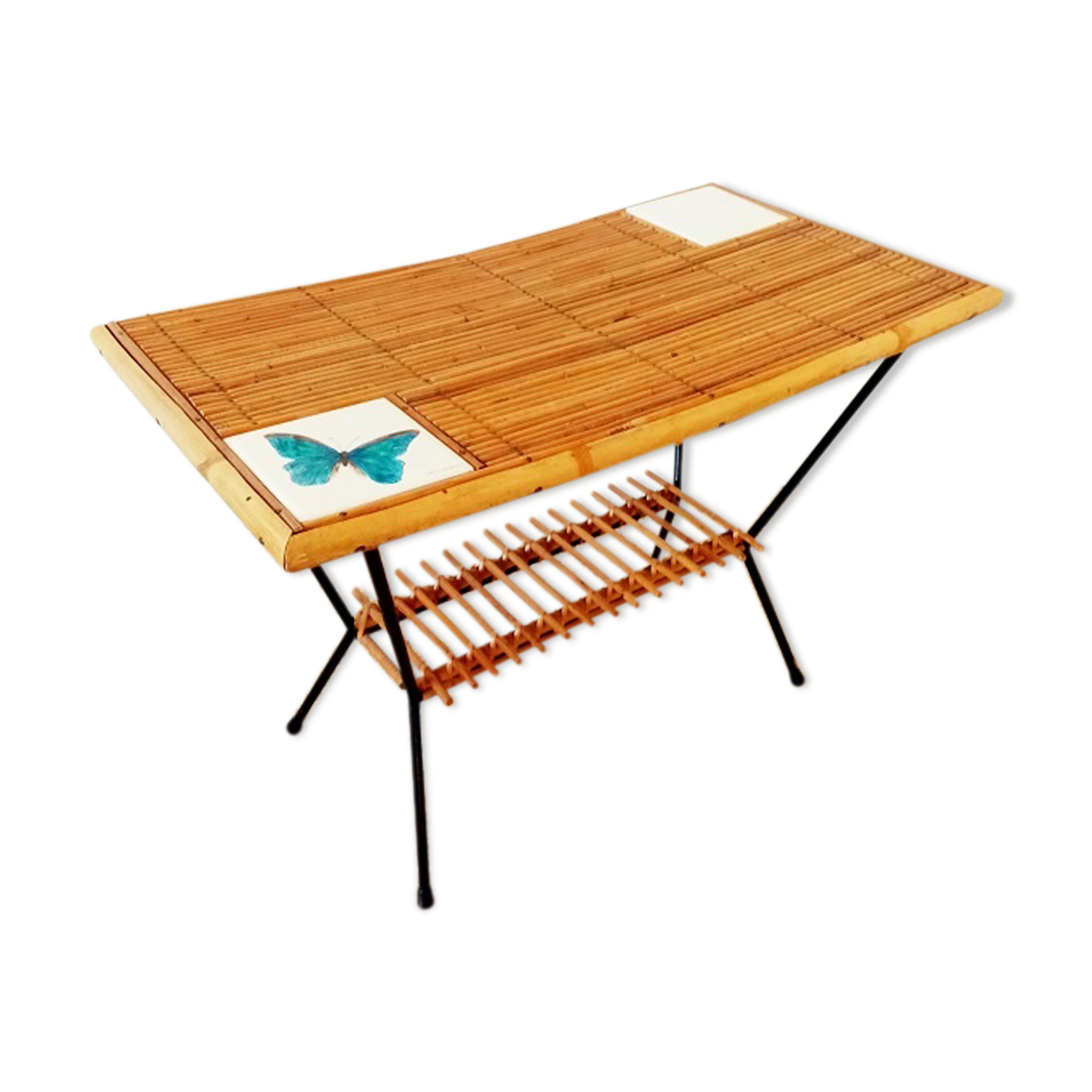 Rattan coffee table