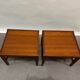 Paire de chevets scandinaves en teck