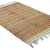 Anatolian handmade kilim rug 195 cm x 136 cm