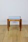 Edmund Homa stool blue boucle seat light blue