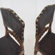 Pair of Antique Embossed Leather Chairs