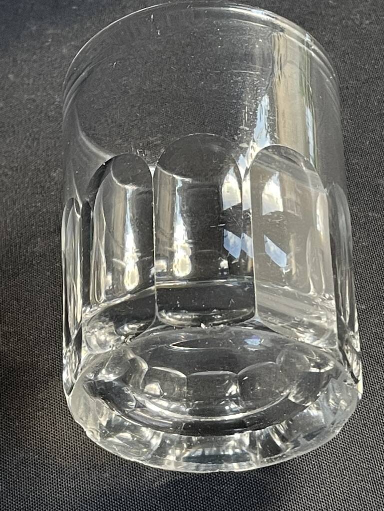 6 Baccarat whiskey tumblers – ½ strong crystal - Art Nouveau