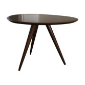 Table basse en acajou années 1950
