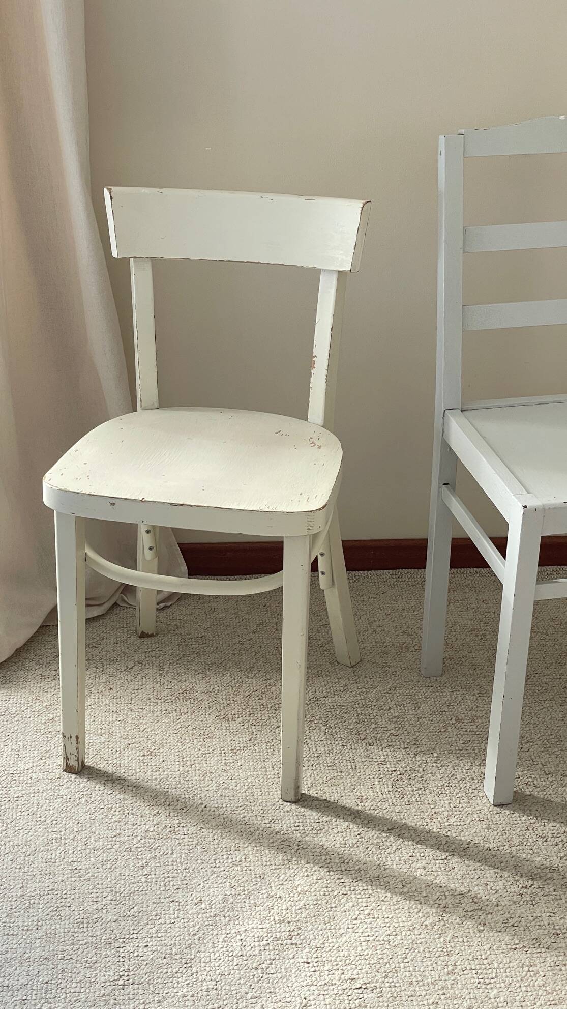 Paire de chaises bistrot vintage