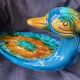 Cheese or duck charcuterie platter signed vallauris