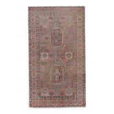 Vintage handmade Turkish rug 137x246 cm