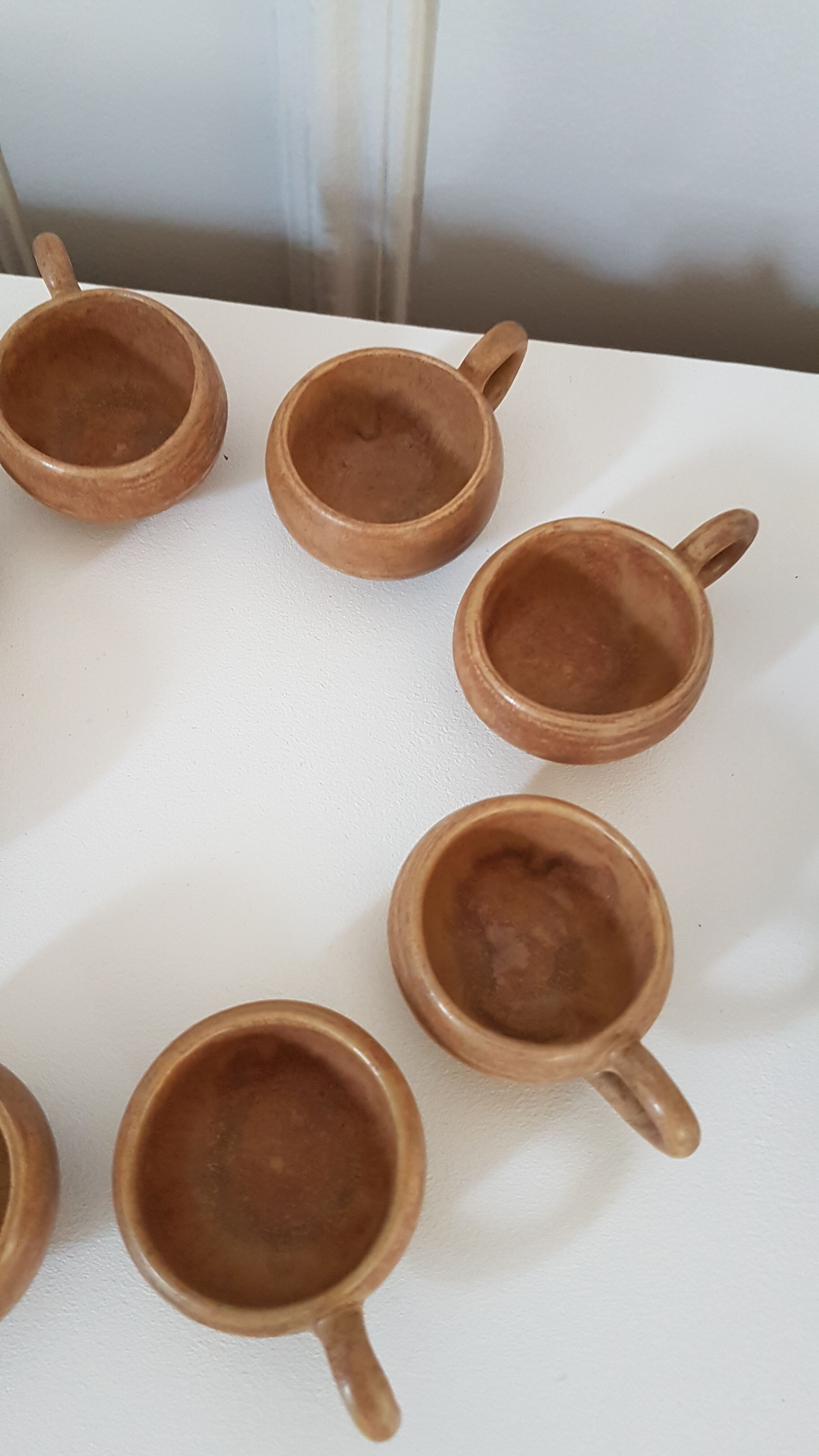 Stoneware liqueur service