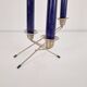 Postmodern Wire Spring Candleholder in Metal, 1980s