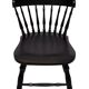 set of 6 Black Oak Windsor style Spindle-back dining chairs. Holland