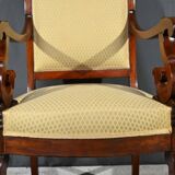 Mahogany Office Armchair, Restoration Period – Early 19th Century