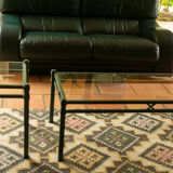 Two Etruscan coffee tables by Pierre Vandel (1990s)
