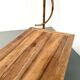 Solid walnut farmhouse table, 1950s.
