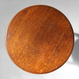 Art Deco side table in oak wood, 1930's