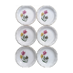 Lot 6 flat plates Digoin Sarreguemines
