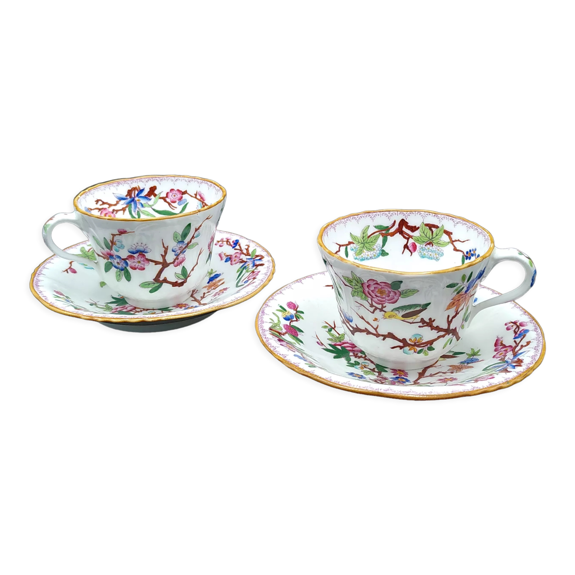 Minton & Boyle Teacups circa 1836-1841