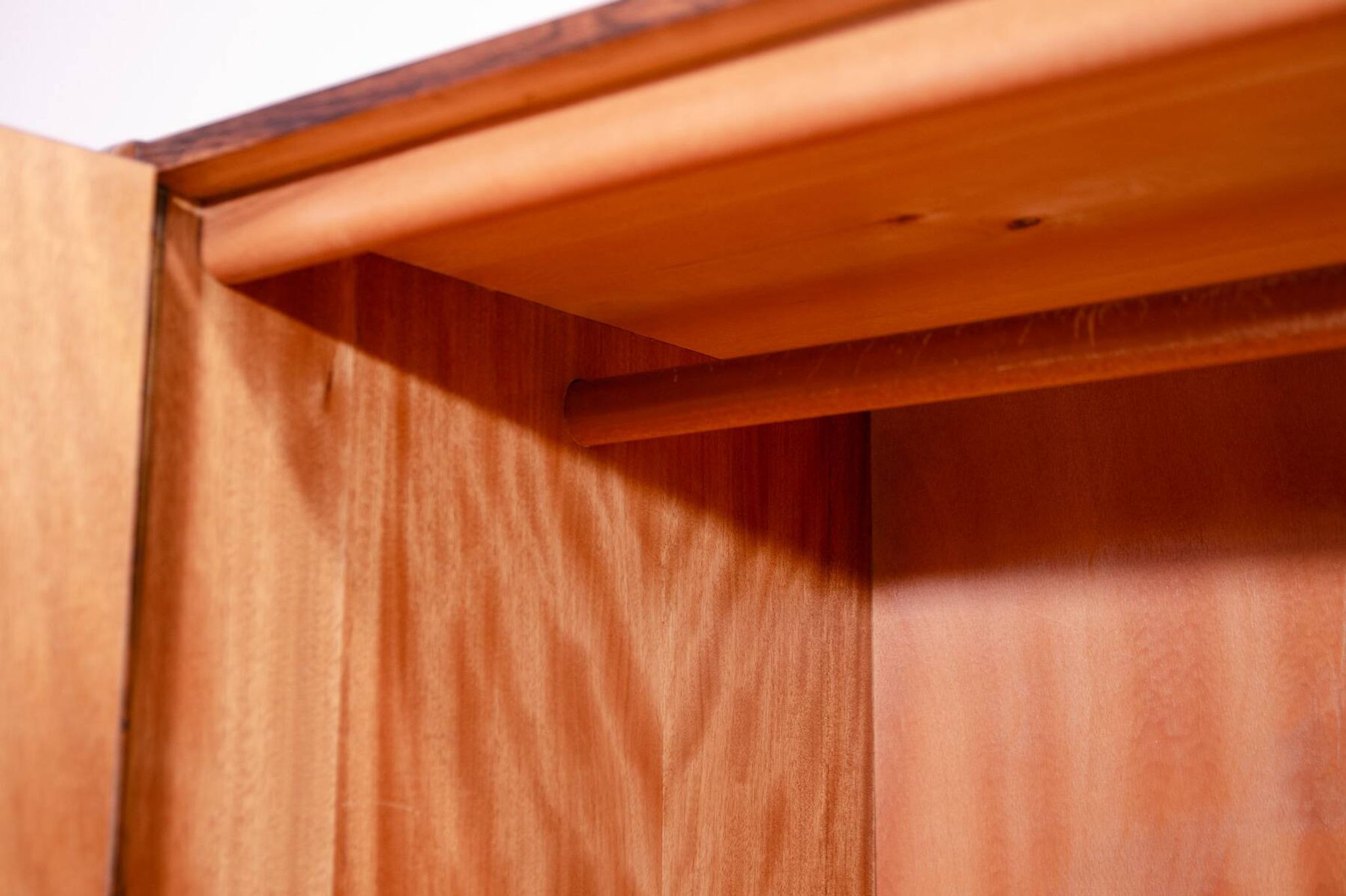 Elegant oak wardrobe U-450 by Jiří Jiroutek for Interiér Praha, 1960´s