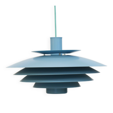 Unique blue coloured Nordic Pendant Lamp by Form Light model 52610, Denmark