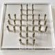 1970s design solitaire game – Plexiglass and chrome metal – Vintage