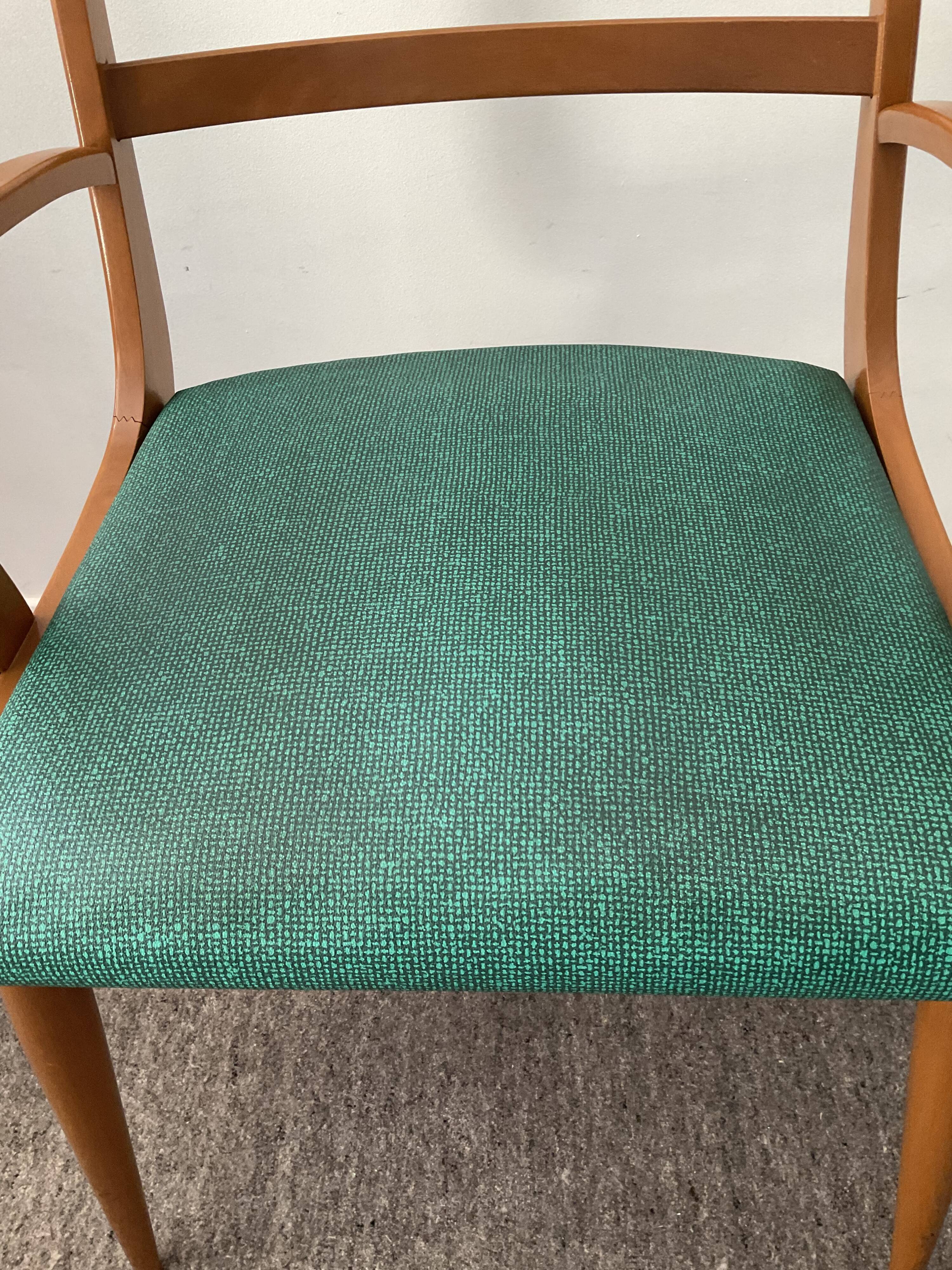 Scandinavian armchair from the 60s in solid beech