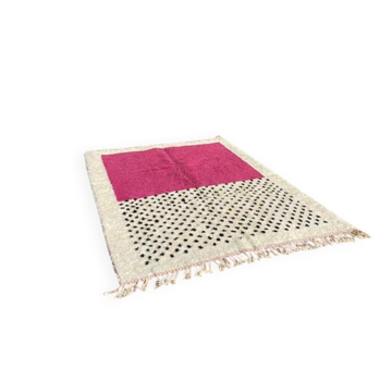 Tapis en laine pure fait main artisanale traditionnelle taille 1,5/2,5 m